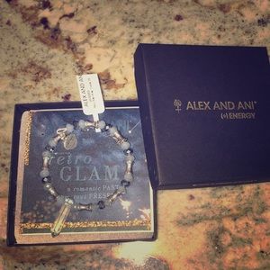 Brand new Alex and Ani “retro glam” wrap bracelet